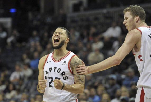 范弗里特替补发威猛龙逆转战胜老鹰获佳绩  范弗里特替补发威猛龙逆转战胜老鹰获佳绩